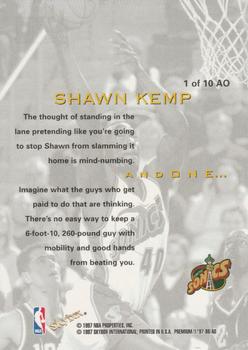 1997-98 SkyBox Premium - And One Inside #1 AO Shawn Kemp Back