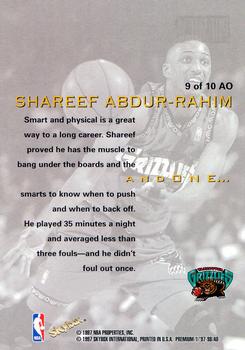 1997-98 SkyBox Premium - And One Inside #9 AO Shareef Abdur-Rahim Back