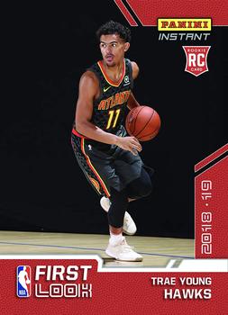 2018-19 Panini Instant NBA First Look #FL-5 Trae Young Front