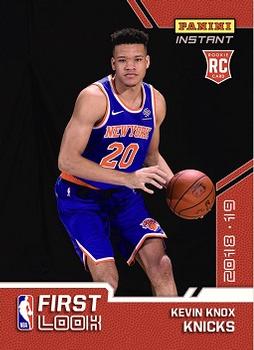 2018-19 Panini Instant NBA First Look #FL-9 Kevin Knox Front