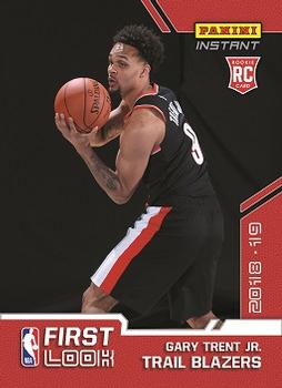 2018-19 Panini Instant NBA First Look #FL-30 Gary Trent Jr. Front