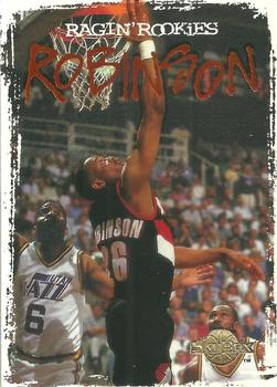 1994-95 SkyBox Premium - Ragin' Rookies #RR20 James Robinson Front