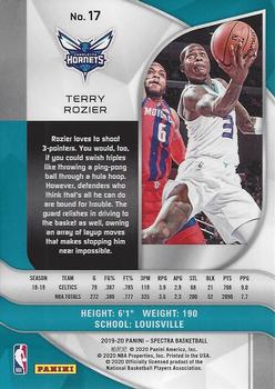 2019-20 Panini Spectra #17 Terry Rozier Back