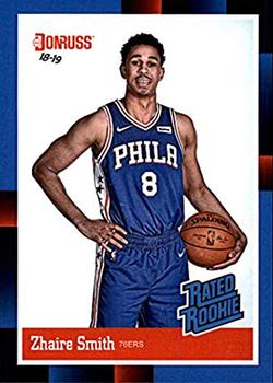 2018-19 Panini Instant NBA 1988 Rated Rookies #RR14 Zhaire Smith Front