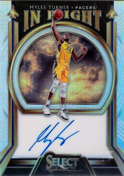 2019-20 Panini Select - In Flight Signatures #IF-MTN Myles Turner Front