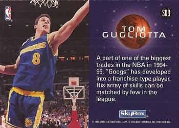 1994-95 SkyBox Premium - Slammin' Universe #SU9 Tom Gugliotta Back