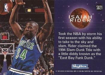  1994-95 Upper Deck Basketball #237 Isaiah Rider Minnesota  Timberwolves Official NBA Trading Card From UD : Collectibles & Fine Art