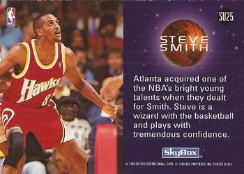 1994-95 SkyBox Premium - Slammin' Universe #SU25 Steve Smith Back