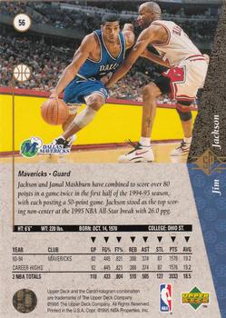 1994-95 SP #56 Jim Jackson Back