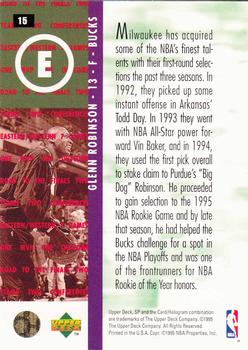 1994-95 SP Championship #15 Glenn Robinson Back