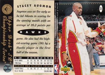 1994-95 SP Championship #28 Stacey Augmon Back