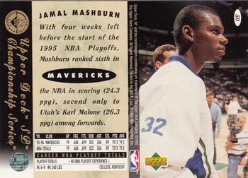 1994-95 SP Championship #50 Jamal Mashburn Back