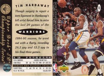 1994-95 SP Championship #60 Tim Hardaway Back