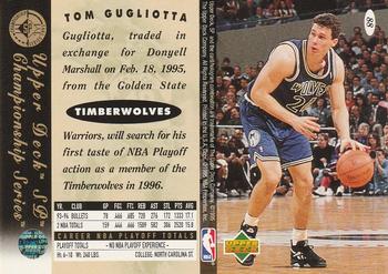 1994-95 SP Championship #88 Tom Gugliotta Back