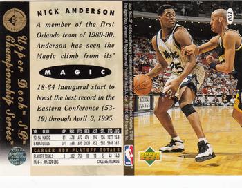 1994-95 SP Championship #100 Nick Anderson Back