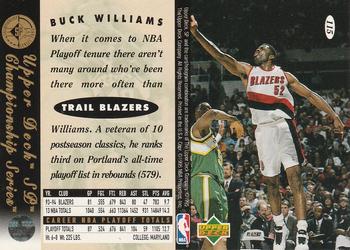 1994-95 SP Championship #115 Buck Williams Back
