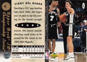 1994-95 SP Championship #120 Vinny Del Negro Back