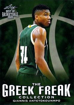 2020 Leaf Best of Basketball #GF-02 Giannis Antetokounmpo Front