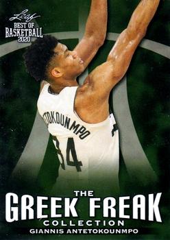 2020 Leaf Best of Basketball #GF-03 Giannis Antetokounmpo Front