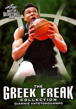 2020 Leaf Best of Basketball #GF-04 Giannis Antetokounmpo Front
