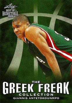 2020 Leaf Best of Basketball #GF-05 Giannis Antetokounmpo Front