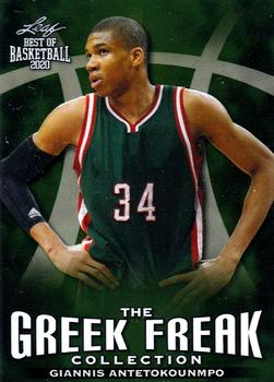 2020 Leaf Best of Basketball #GF-06 Giannis Antetokounmpo Front