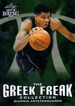 2020 Leaf Best of Basketball #GF-07 Giannis Antetokounmpo Front