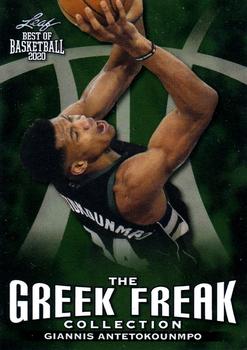 2020 Leaf Best of Basketball #GF-08 Giannis Antetokounmpo Front