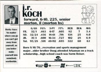 1998-99 Iowa Hawkeyes #NNO J.R. Koch Back