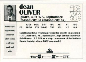 1998-99 Iowa Hawkeyes #NNO Dean Oliver Back