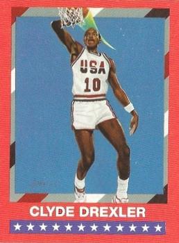 1992 Collectors' Chronicle Magazine Dream Team (Canada) #11 Clyde Drexler Front