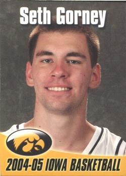 2004-05 Iowa Hawkeyes #NNO Seth Gorney Front