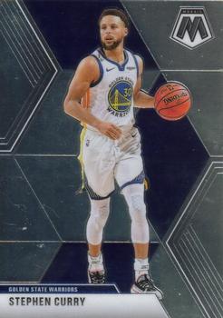 2019-20 Panini Mosaic #70 Stephen Curry Front