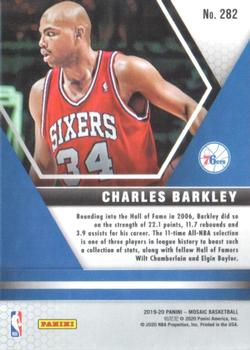 2019-20 Panini Mosaic #282 Charles Barkley Back