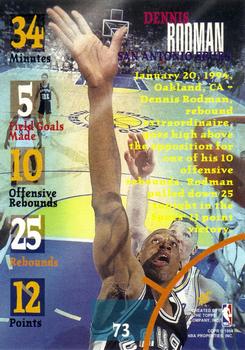 1994-95 Stadium Club #73 Dennis Rodman Back