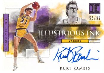 2019-20 Panini Impeccable - Illustrious Ink #IL-KRB Kurt Rambis Front