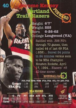 1994-95 Stadium Club - 1st Day Issue #40 Jerome Kersey Back