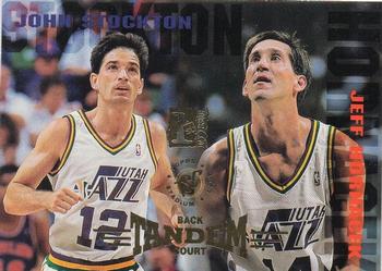1994-95 Stadium Club - 1st Day Issue #277 John Stockton / Jeff Hornacek Front