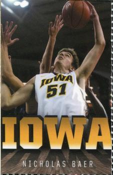 2015-16 Iowa Hawkeyes #NNO Nicholas Baer Front