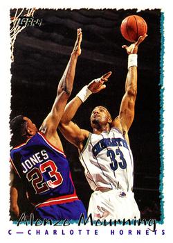 1994-95 Topps #39 Alonzo Mourning Front