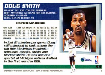 1994-95 Topps #96 Doug Smith Back