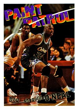 1994-95 Topps #100 Shaquille O'Neal Front