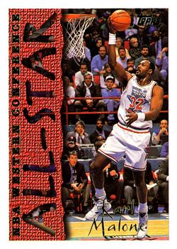 1994-95 Topps #185 Karl Malone Front