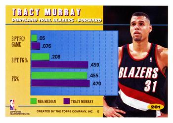 1994-95 Topps #201 Tracy Murray Back
