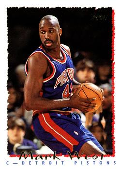 1994-95 Topps #286 Mark West Front