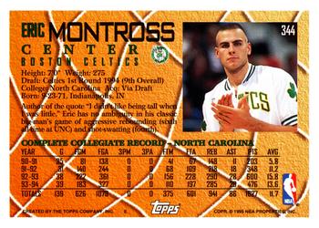 1994-95 Topps #344 Eric Montross Back