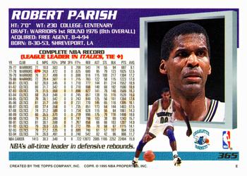 1994-95 Topps #365 Robert Parish Back
