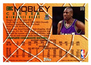 1994-95 Topps #373 Eric Mobley Back