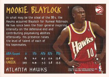 1994-95 Topps - Franchise/Future #1 Mookie Blaylock Back