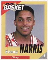 1995 French Sports Action Basket - Face 2 Face Chicago Bulls #NNO Kenny Harris Front